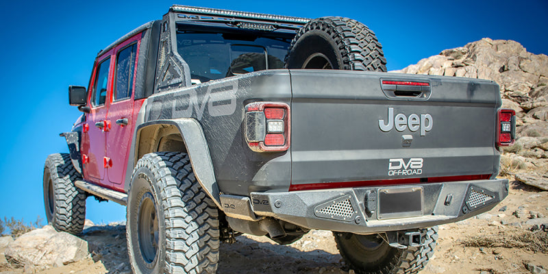 DV8 Offroad SRGL-01 2019+ Jeep Gladiator Bedside Sliders