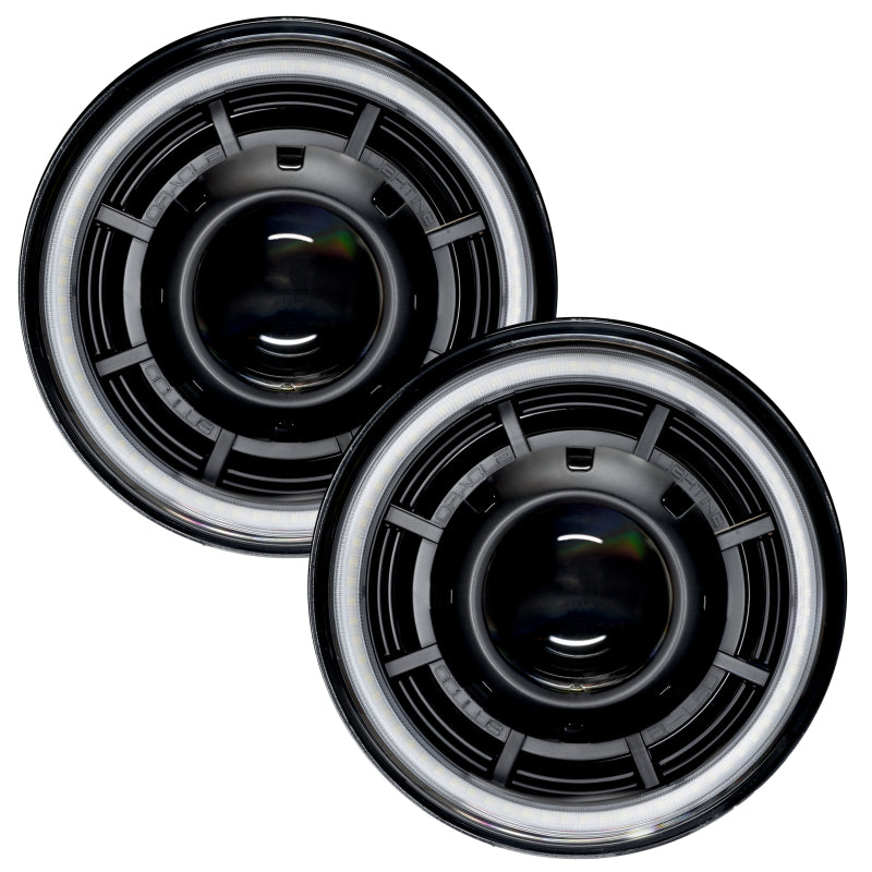 ORACLE Lighting 5876-001 Oracle Oculus 7in Bi-LED Projector Headlights for Jeep Wrangler JK - 6000K SEE WARRANTY
