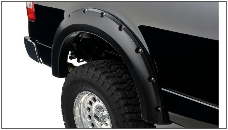 Bushwacker 20916-02 04-08 Ford F-150 Styleside Pocket Style Flares 4pc 66.0/78.0/96.0in Bed - Black