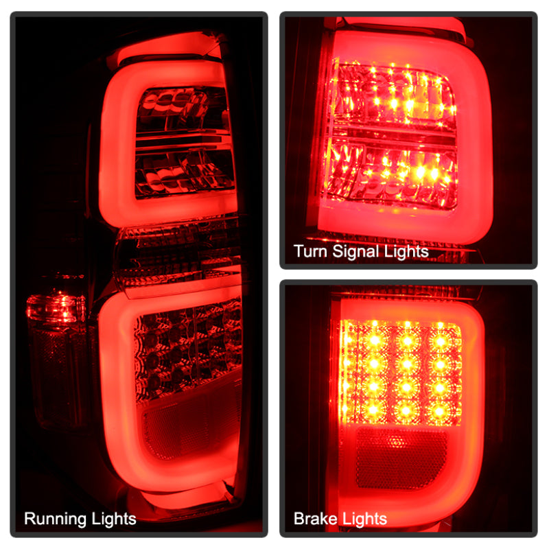 SPYDER 5080189 Spyder Toyota Tundra 2014-2016 Light Bar LED Tail Lights Red Smoke ALT-YD-TTU14-LED-RS