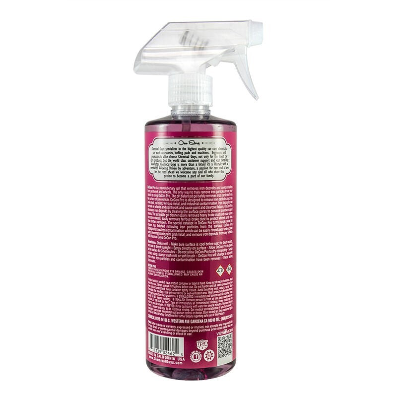 Chemical Guys SPI21516 DeCon Pro Iron Remover & Wheel Cleaner - 16oz