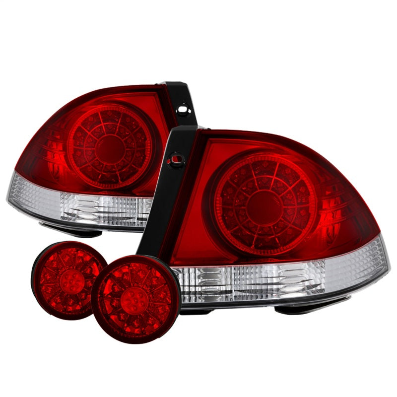 SPYDER 5085061 Spyder 01-03 Lexus IS300 LED Tail Lights - Red Clear ALT-YD-LIS300-LED-SET-RC