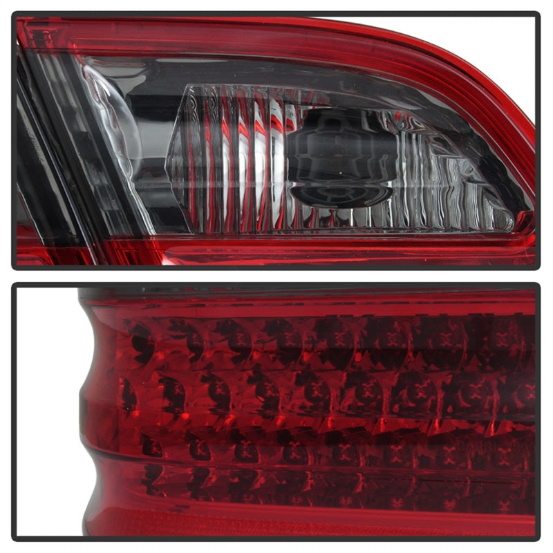 SPYDER 5020659 Xtune Mercedes Benz W210 E-CLASS 96-02 LED Tail Lights Red Smoke ALT-CL-MBW210-LED-RSM