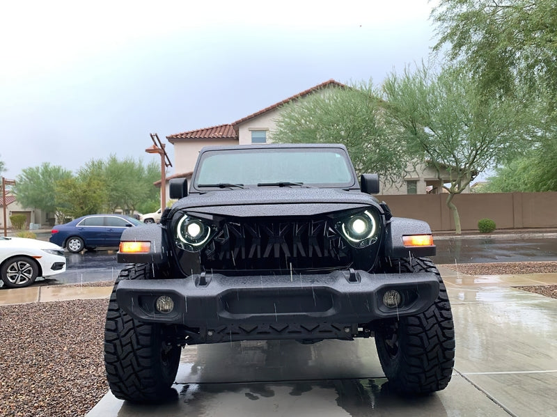 ORACLE Lighting 5839-504 Oracle Oculus Bi-LED Projector Headlights for Jeep JL/Gladiator JT - Matte Blk - 5500K SEE WARRANTY