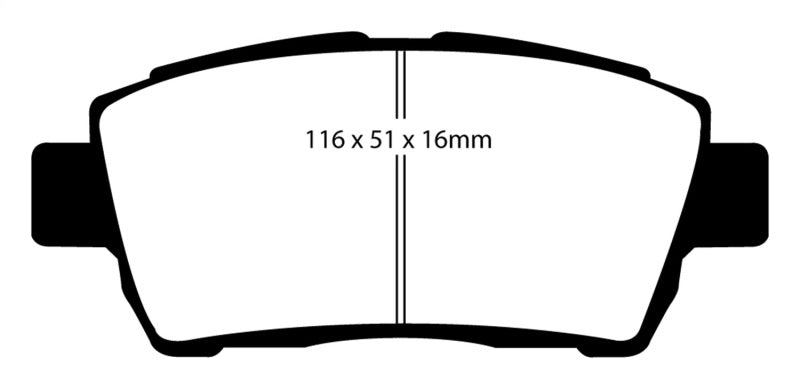 EBC DP31295C 11-15 Scion IQ 1.3 Redstuff Front Brake Pads