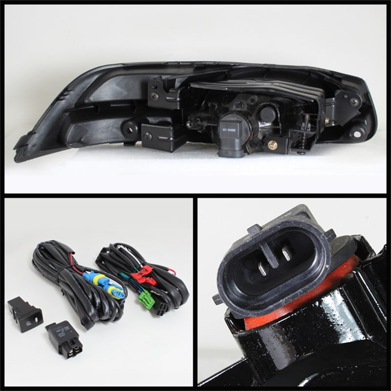SPYDER 5070432 Spyder Honda Civic 2012-2013 2Dr/Coupe OEM Fog Light W/Switch- Clear FL-HC2012-2D-C