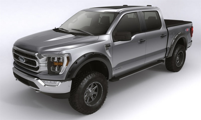 Bushwacker 28129-08 17-21 Ford F-250 Super Duty Forge Style Flares 4pc - Black