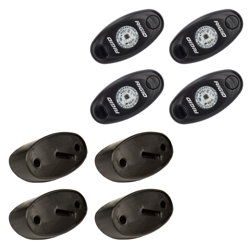 Rigid Industries 400213 Rock Light Kit- Red (4 lights)