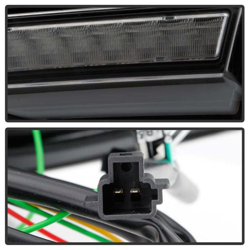 SPYDER 5086747 Spyder 08-14 Subara Impreza WRX Hatchback LED Tail Lights Seq Signal Blk Smoke ALT-YD-SI085D-SEQ-BSM