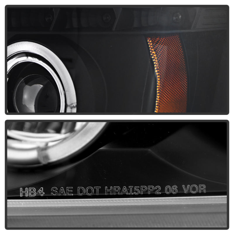 SPYDER 5011572 Spyder Nissan Titan 04-14/Armada 04-07 Projector Headlights LED Halo LED Blk PRO-YD-NTI04-HL-BK