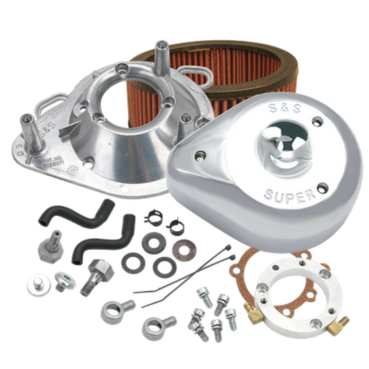 S&S Cycle 01-17 Stock EFI BT Models Teardrop Air Cleaner Kit