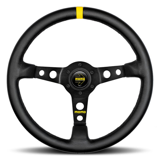 MOMO Tuning & Safety MOD 07 Steering Wheel Black Leather