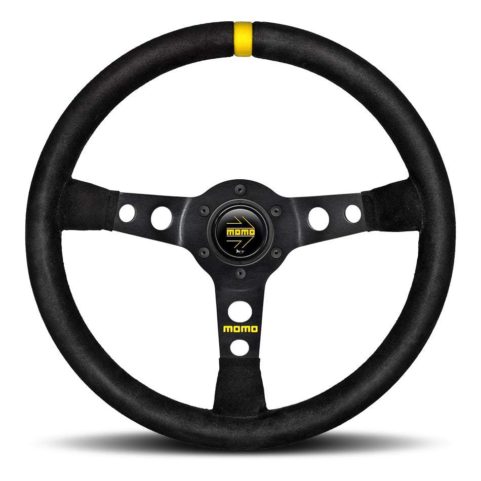 MOMO Tuning & Safety MOD 07 Steering Wheel Black Suede