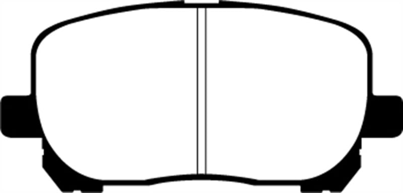 EBC DP31637C 02-08 Pontiac Vibe 1.8 Redstuff Front Brake Pads