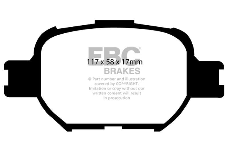 EBC DP31325C 04-10 Scion TC 2.4 Redstuff Front Brake Pads