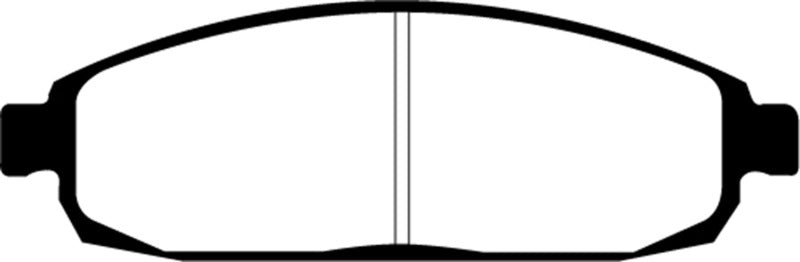 EBC DP61732 05-10 Jeep Commander 3.7 Greenstuff Front Brake Pads