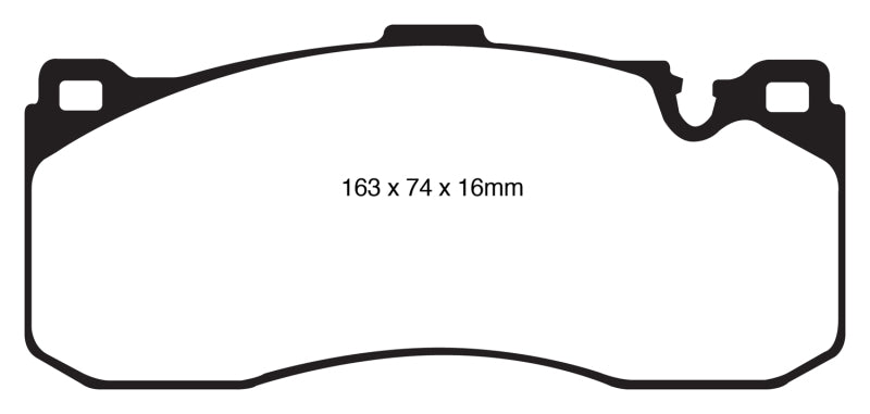 EBC DP41995R 08-10 BMW 135 3.0 Twin Turbo Yellowstuff Front Brake Pads