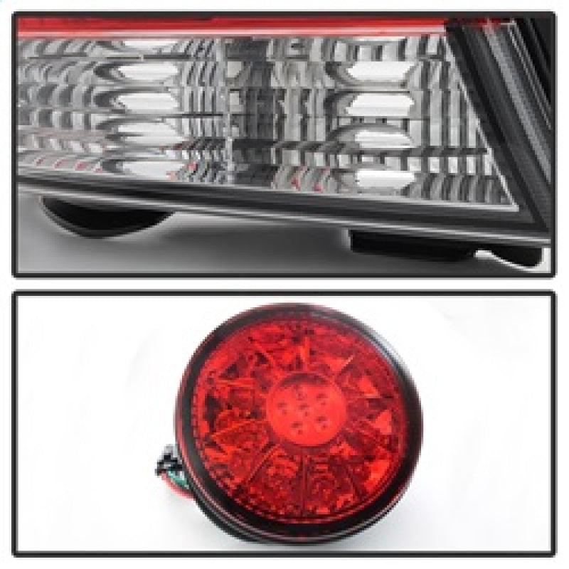 SPYDER 5085061 Spyder 01-03 Lexus IS300 LED Tail Lights - Red Clear ALT-YD-LIS300-LED-SET-RC