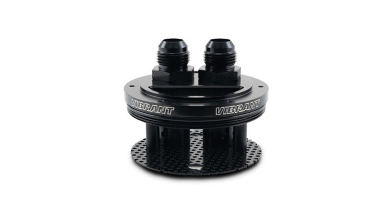 Vibrant 12786 2-Port Catch Can Lid Assembly