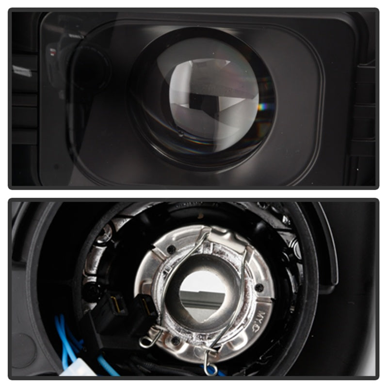 SPYDER 5086600 Spyder 04-06 Dodge Durango Projector Headlights - Black PRO-YD-DDU04-LB-BK