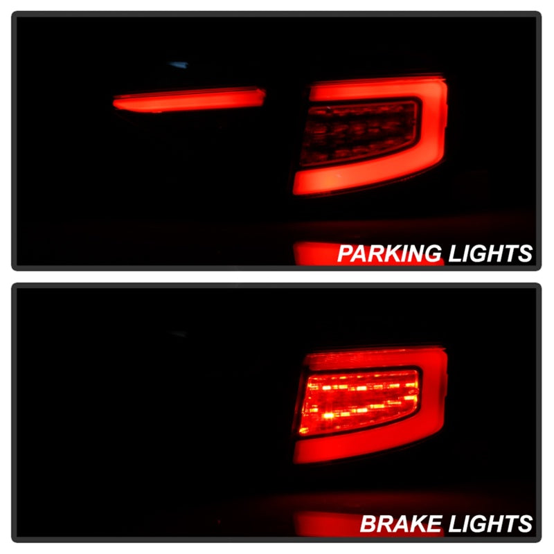 SPYDER 5086747 Spyder 08-14 Subara Impreza WRX Hatchback LED Tail Lights Seq Signal Blk Smoke ALT-YD-SI085D-SEQ-BSM