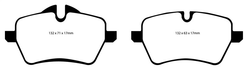 EBC DP31789C 07-14 Mini Hardtop 1.6 Turbo Cooper S Redstuff Front Brake Pads