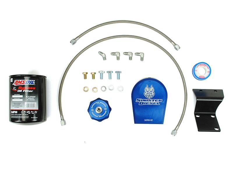 Sinister Diesel SD-EOF-6.7C-13 13-20 RAM 2500/3500 6.7L Cummins Bypass Oil Filter System