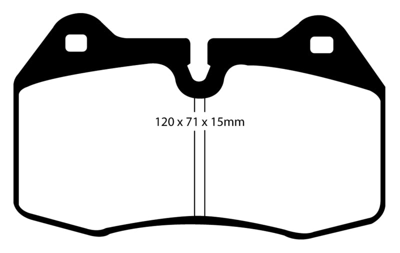 EBC DP51644NDX 03-04 Infiniti G35 3.5 (Manual) (Brembo) Bluestuff Front Brake Pads