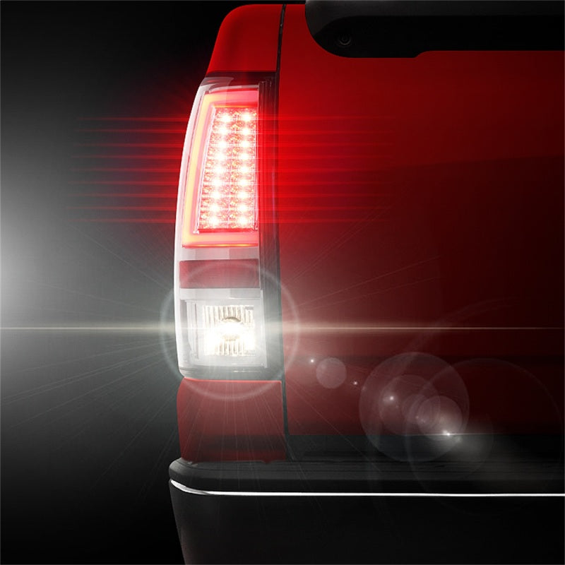 SPYDER 5081902 Spyder Chevy Silverado 1500/2500 03-06 Version 2 LED Tail Lights - Chrome ALT-YD-CS03V2-LED-C