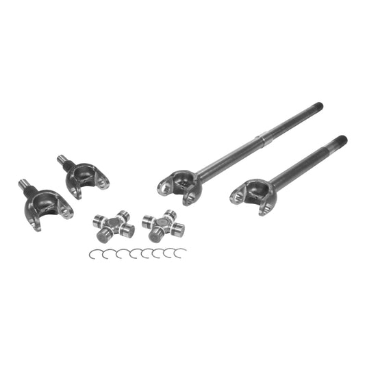 Yukon Gear & Axle YA W24172 Yukon Gear 18-19 Jeep Wrangler Front 4340 Chromoly Axle Kit Dana 44 32 Spline w/1350 (7166) Joints