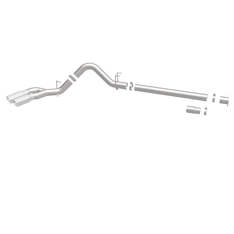 Magnaflow 17873 MagnaFlow 08-17 Ford F-250/F-350/F-450 4.6L/6.7 DPF-Back SS 4in Dual Single Passenger Side Rear Exit