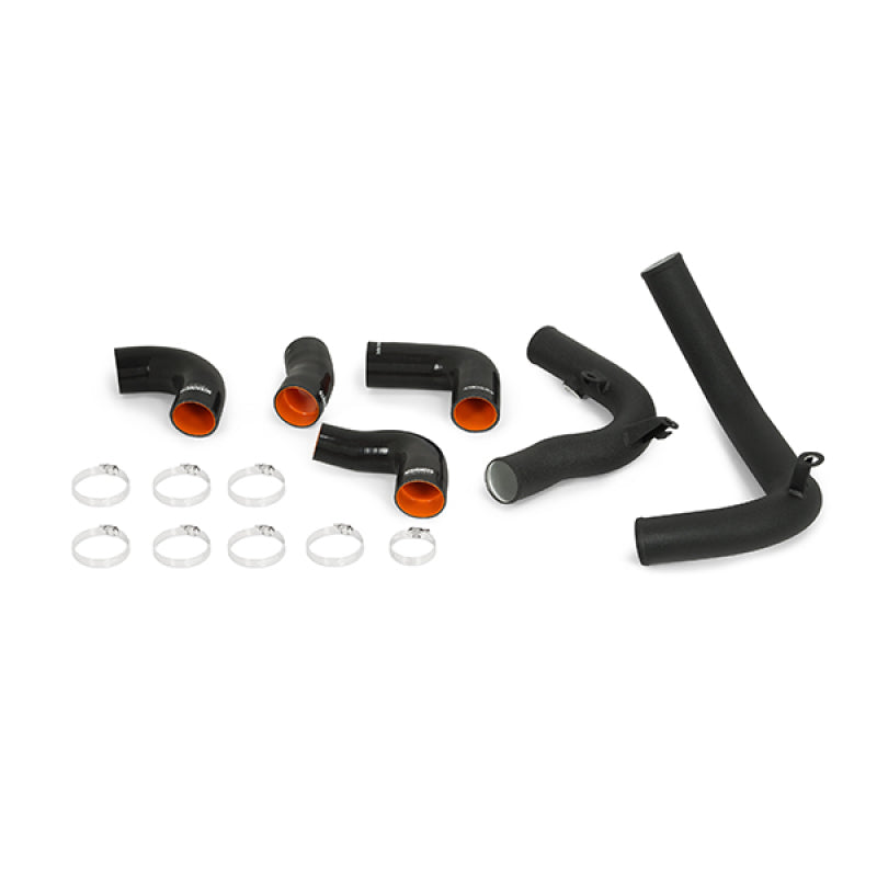 Mishimoto MMICP-MK7-15KWBK 2015+ Volkswagen MK7 GTI / Golf R Intercooler Pipe Kit Wrinkle Black