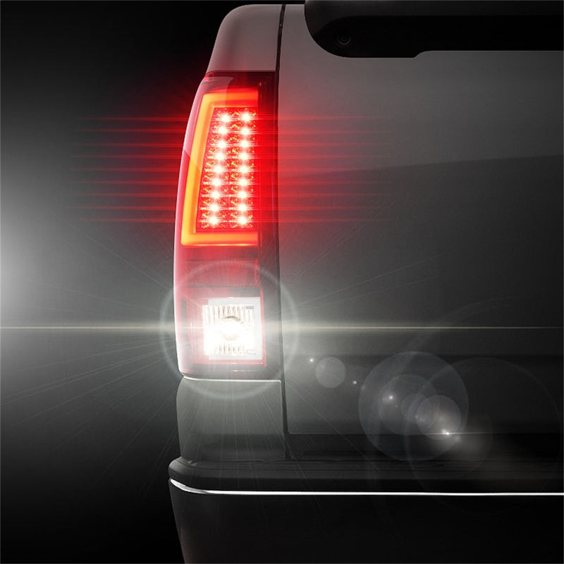 SPYDER 5081926 Spyder Chevy Silverado 1500/2500 03-06 Version 2 LED Tail Lights - Red Clear ALT-YD-CS03V2-LED-RC