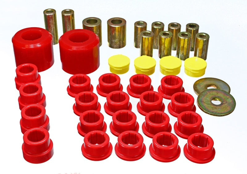 Energy Suspension 3.3196R 10 Chevy Camaro Red Rear End Control Arm Bushing Set