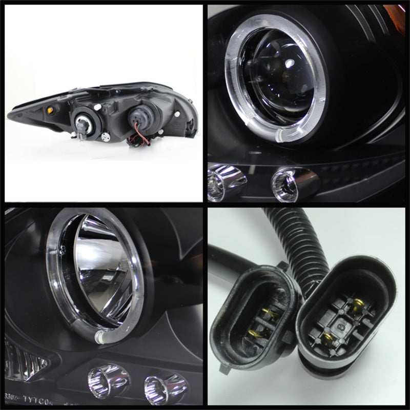 SPYDER 5073303 Spyder Scion TC 08-10 Projector Headlights LED Halo -Replaceable LEDs Blk PRO-YD-TTC08-HL-BK