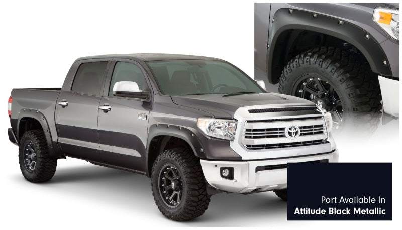 Bushwacker 30918-43 16-18 Toyota Tundra Fleetside Pocket Style Flares 4pc - Midnight Black