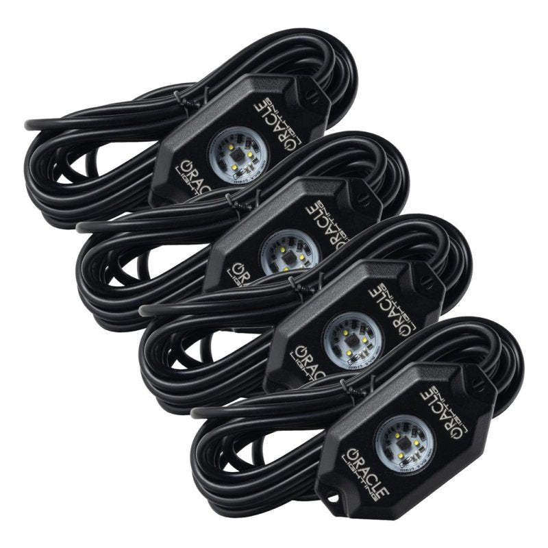 ORACLE Lighting 5875-001 Oracle Underbody Wheel Well Rock Light Kit - White (4PCS) - 5000K SEE WARRANTY
