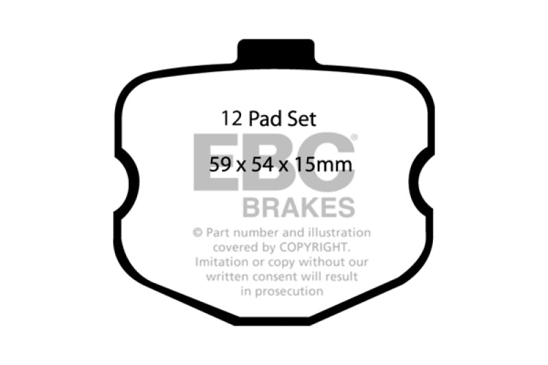 EBC DP51771NDX 06-08 Chevrolet Corvette (C6) 7.0 (Z06) Bluestuff Front Brake Pads
