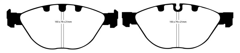 EBC DP31482C 06-10 BMW M5 5.0 (E60) Redstuff Front Brake Pads