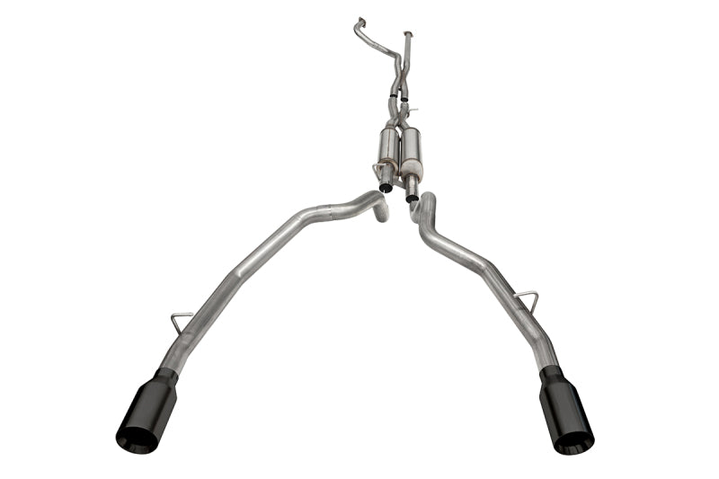 CORSA Performance 21189BPC Corsa 2021-2024 Dodge RAM TRX Crew Cab Xtreme Catback Exhaust Dual Rear Black Tip