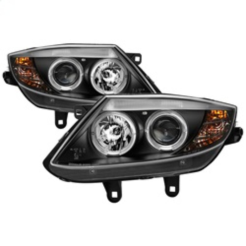 SPYDER 5029072 Spyder BMW Z4 03-08 Projector Headlights Halogen Model Only - LED Halo Black PRO-YD-BMWZ403-HL-BK