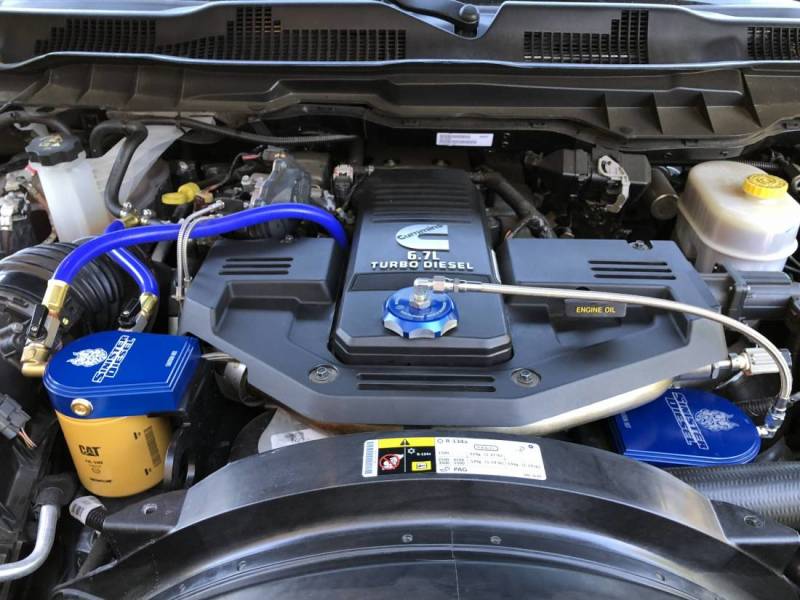 Sinister Diesel SD-EOF-6.7C-13 13-20 RAM 2500/3500 6.7L Cummins Bypass Oil Filter System