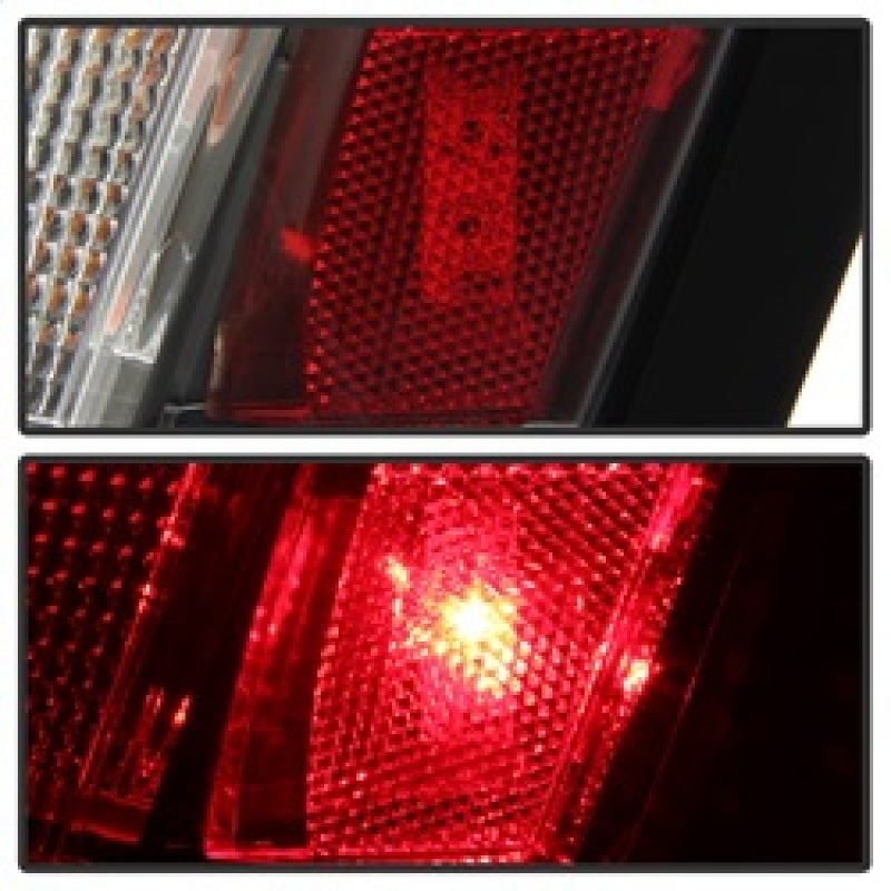 SPYDER 5083395 Spyder Chrysler 300C 08-10 V2 Light Bar LED Tail Lights - Red Clear ALT-YD-C308V2-LED-RC