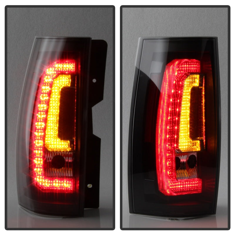SPYDER 5083418 Spyder Chevy Suburban/Tahoe 07-14 V2 - Light Bar LED Tail Lights - Black ALT-YD-CSUB07V2-LED-BK