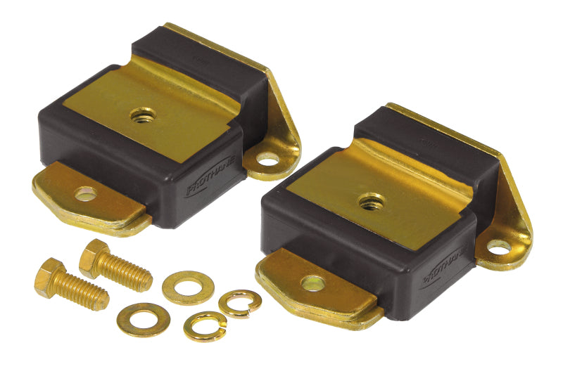 Prothane 7-509-BL 63-72 GM Truck Motor Mounts - Black