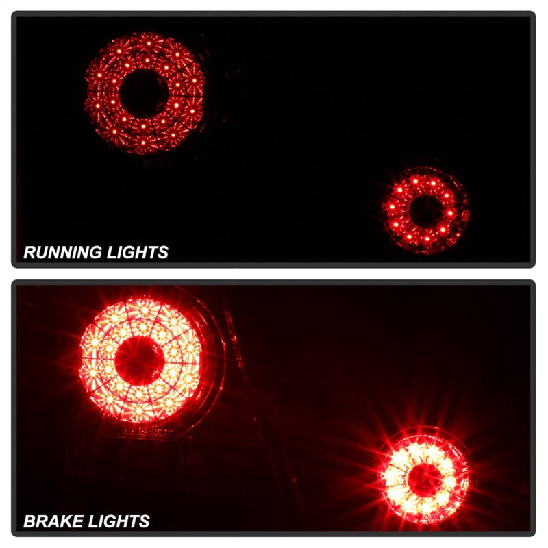 SPYDER 5085054 Spyder 01-03 Lexus IS300 LED Tail Lights w/Inner Trunk Lights - Smoke (ALT-YD-LIS300-LED-SET-SM)