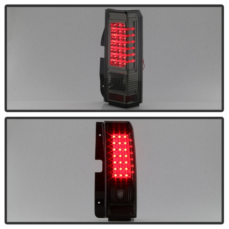 SPYDER 5013064 Xtune Hummer H3 06-09 ( Non H3T ) LED Tail Lights Smoke ALT-ON-HH306-LED-SM