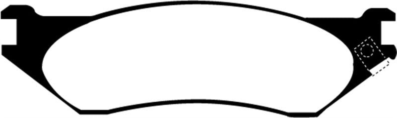 EBC DP61638 04-06 Dodge Durango 3.7 Greenstuff Front Brake Pads