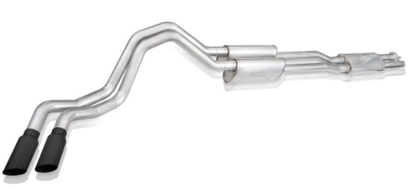 Stainless Works FT220CBL-B 20-21 Ford F-250/F-350 7.3L 304SS Legend Catback w/ 4in Matte Black Tips