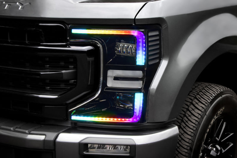 ORACLE Lighting 1449-332 Oracle 2022 Ford F250/350 Super Duty Dynamic ColorSHIFT Headlight DRL Kit w/Switchback SEE WARRANTY